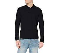 Stedman Apparel Polo Long Sleeve/ST3400, Noir (Black Opal), XX-Large Homme