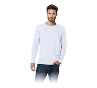 Stedman Apparel Classic-T Long Sleeve/ST2500 T-Shirt, Blanc-Blanc, Large Homme