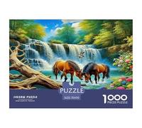 Steed Puzzle 1000 Pièces Pour Adultes Et Enfants Animal De L'art De La Décoration Moderne Jeu Cadeau Unique 1000 Pieces Pour Jeux D'activités Familiales Cadeau Pour Femme, Homme, Couple Et Amie 70x50c