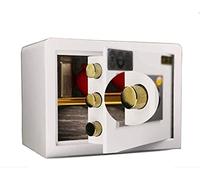 Steel - All-Steel Double-Layer Mechanical Code Lock with Key Can Be Placed in The Closet Smart Home Safe
