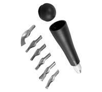Steel and ABS Craft Engraving Tool Set with Comfortable Grip for Detailed Carving Professional Printmaking and DIYer Art Wood Carving Cutter