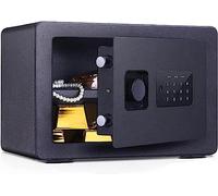 Steel - Digital Security Safe, Box, Protect Money, Jewelry, Passports for Home, Business, Travel,White