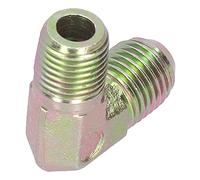 Steel Elbow 1/4 Inch 5 - Pack | 90° Forged Design for Compressor & Pneumatic Tools | High Abrasion & Oxidation Protection | Deep Threads for Secure Connection