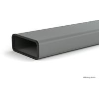 Steel Flux Sf-Vro Flex 150 Flachkanalrohr, Tube de Ventilation, Aluminium, L