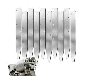 Steel Ground Stakes - Concrete Form Pins for Outdoor Projects | Hardened Metal with Rust Resistant Finish, Strong Hold for Securing Landscape Fabric Tents Rebar Forms and Garden Structures