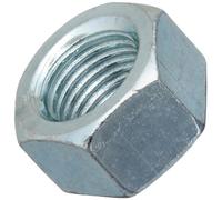 Steel Hex Nut, Zinc Plated Finish, Grade 2, ASME B18.2.2, 1/2-20 Thread Size, 3/4 Width Across Flats, 7/16 Thick (Pack of 100) by Small Parts