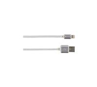 Steel Line - Câble Lightning - USB mâle pour Lightning mâle - 1 m - argent