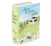 Steel Mill & Co Grand Vase décoratif Original en Forme de Livre, vases en céramique pour décoration d'intérieur, Jolie bibliothèque, Vase Unique pour Les Amateurs de Livres, Anne of Green Gables