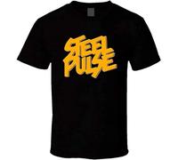 Steel Pulse Reggae Band Music Logo Shirt Tshirt Men Black S