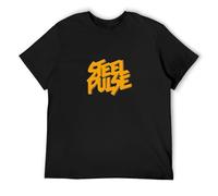 Steel Pulse Reggae Band Music Logo Shirt Tshirt Mens Man Black M