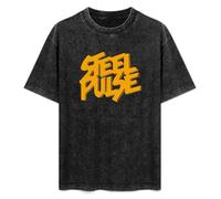 Steel Pulse Reggae Music Men's Black Unisex Tee T-Shirt Black S