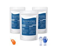 Steel Reinforced Epoxy Putty, 3.53oz / 100g Waterproof Two-Part Epoxy Putty Stick, Fast Repair Epoxys Filler for Metal Wood Plastic Ceramic Tile Glass, Crack Hole Bonding and Surface Repairs. (3Pcs)