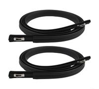 Steel Reinforced Rubber Door Seal for pour honda Civic 2012-2015 | Fits 2012-2015 Civic Sedan, blocks wind noise, prevents water leaks, rubber material, left and right set