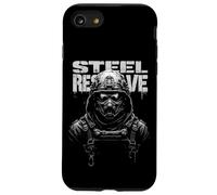 Steel Reserve Figurine blindée futuriste Coque pour iPhone SE (2020) / 7/8