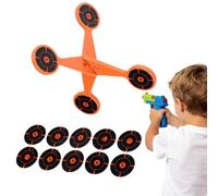 Steel Spinner Target, Carbon Steel Outdoor Spinner, 5.12x3.54x3.15 inches Shock Proof Rotating Targets with Metal Design, Heavy Duty Training Target, Outdoor Recreation Spinners for Practice