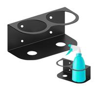Steel Spray Bottle Holder - Wall-Mounted Spray Bottle Bracket | Steel Paint Bottles Storage Rack for Walls | Paint Sprays Bottles Rack for Garage and Home, Tool Organizer, Wall Mount Bracket