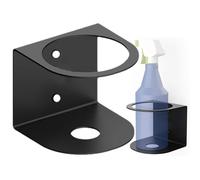 Steel Spray Bottle Holder - Wall-Mounted Spray Bottle Bracket | Steel Paint Bottles Storage Rack for Walls | Paint Sprays Bottles Rack for Garage and Home, Tool Organizer, Wall Mount Bracket