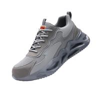 Steel Toe Shoes for Men Anti Smashing Puncture Proof Lightweight Breathable Safety Shoes for Warehouse & Construction (Four Seasons Soft Bottom,43)