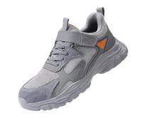 Steel Toe Shoes for Men Anti Smashing Puncture Proof Lightweight Breathable Safety Shoes for Warehouse & Construction (Four Seasons Comfort,44)