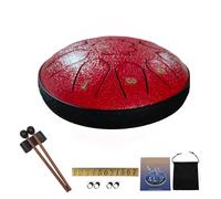 steel tongue drum, 6 pouces 11 notes, tambour de musique d'instrument de percussion éthéré de Glucophone,for Musical Education(RDT300 with clamp)