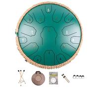 Steel Tongue Drum De 13 Pouces Et 15 Notes - Harmonic Tambour À Main En Do/ré Majeur, Instrument De Tambour Handpan, for L'éducation Musicale Méditation Yoga(A)