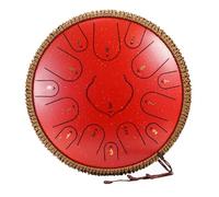 Steel Tongue Drum De 14 Pouces Et 15 Notes - Harmonic Tambour À Main En Do/ré Majeur, Instrument De Tambour Handpan, Pour L'éducation Musicale Méditation Yoga(B,C major)