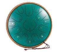 Steel Tongue Drum De 14 Pouces Et 15 Notes - Harmonic Tambour À Main En Do/ré Majeur, Instrument De Tambour Handpan, Pour L'éducation Musicale Méditation Yoga(D,C major)