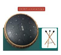 Steel Tongue Drum Ré Majeur - Ensemble De Tambours Handpan De 13 Pouces Et 15 Notes, Instruments De Musique À Percussion Thérapeutiques Pour La Méditation Et Le Yoga(I)