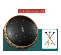 Steel Tongue Drum Ré Majeur - Ensemble De Tambours Handpan De 13 Pouces Et 15 Notes, Instruments De Musique À Percussion Thérapeutiques Pour La Méditation Et Le Yoga(K)