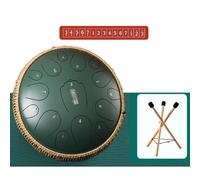 Steel Tongue Drum Ré Majeur - Ensemble De Tambours Handpan De 13 Pouces Et 15 Notes, Instruments De Musique À Percussion Thérapeutiques Pour La Méditation Et Le Yoga(H)