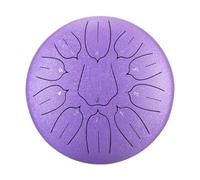 steel tongue drum, Tambour à langue en acier de 10 pouces, 11 Notes, clé de tambour en D, avec sac de transport,for Meditation Yoga(Signal Line)