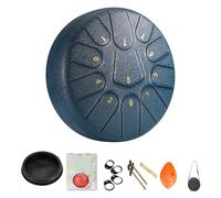 steel tongue drum, Tambour de langue de 10 pouces, 11 tons, guérison sonore, Relaxation, tambours for débutants en acier,for Meditation Yoga(10 Inch 11Tone Dark)