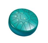 steel tongue drum, Tambour de langue de 10 pouces, tambour de langue 11 tons, guérison sonore, Relaxation, tambours for débutants en acier,for Meditation Yoga(10 Inch 11Tone Green)
