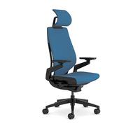 Steelcase Chaise de Bureau Ergonomique: Gesture, avec têtière, Cobalt