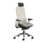 Steelcase Chaise de Bureau Ergonomique: Please, avec têtière, Truffe