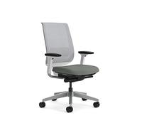 Steelcase Chaise de Bureau Ergonomique: Reply Air, Dossier résille, Gris