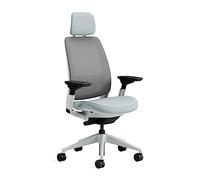 Steelcase Chaise de Bureau Ergonomique: Series 1, avec têtière, Bleu