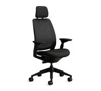 Steelcase Chaise de Bureau Ergonomique: Series 1, avec têtière, Onyx