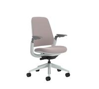 Steelcase Series 1, Chaise de Bureau Ergonomique avec Soutien Lombaire LiveBack et accotoirs 4D Marron Beige; Fabriqué en Europe
