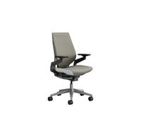 Steelcase Steelcase Gesture Chaise de Bureau Ergonomique, Reglable en Hauteur avec Support Lombaire et Accoudoirs Reglables, Mecanisme d''Inclinaison, Revetement Beige/Gris Confortable