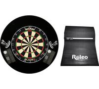Steeldart Profi Set Cible Blade 6 + 2 jeux de fléchettes + Catchring + Tapis de fléchettes