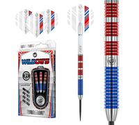 Winmau England Jeu de fléchettes Wildcats 21 g Tungstène avec plumes et tiges