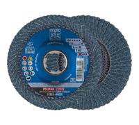 Steelex Lot de 10 disques abrasifs en oxyde de zirconium 125 mm x 11 mm Taille 40