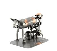 Steelman24 0286 Fermier ET Vache - Personnage DE MÉTAL