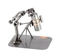 Steelman24 I Figurine en métal Astronome avec Réflecteur I Made in Germany I Idées Cadeaux I Sculpture d’Acier I Hommes de métal