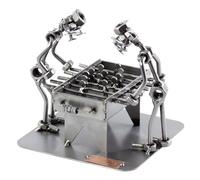 Steelman24 I Figurine en métal Baby-Foot I Made in Germany I Idées Cadeaux I Sculpture d’Acier I Hommes de métal