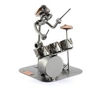 Steelman24 I Figurine en métal Batterie I Made in Germany I Idées Cadeaux I Sculpture d’Acier I Hommes de métal