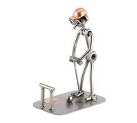 Steelman24 I Figurine en métal Croquet I Made in Germany I Idées Cadeaux I Sculpture d’Acier I Hommes de métal