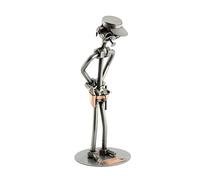 Steelman24 I Figurine en métal Gendarme I Made in Germany I Idées Cadeaux I Sculpture d’Acier I Hommes de métal