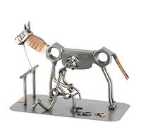 Steelman24 I Figurine en métal Maréchal-Ferrant I Made in Germany I Idées Cadeaux I Sculpture d’Acier I Hommes de métal